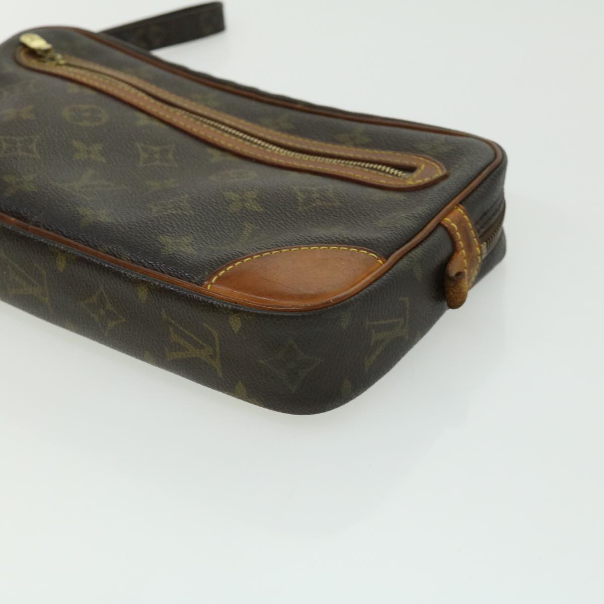 LOUIS VUITTON Monogram Marly Dragonne GM Clutch Bag M51825 LV Auth 31420