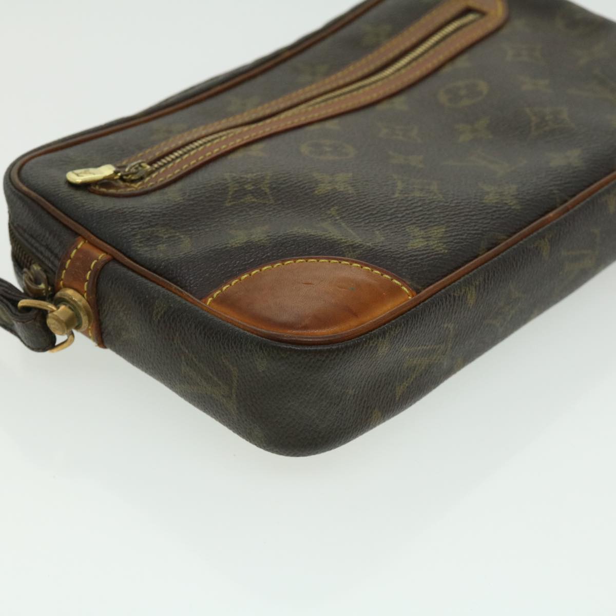 LOUIS VUITTON Monogram Marly Dragonne GM Clutch Bag M51825 LV Auth 31420