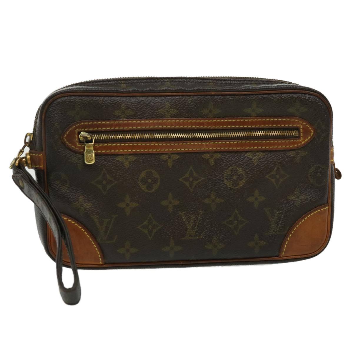 LOUIS VUITTON Monogram Marly Dragonne GM Clutch Bag M51825 LV Auth 31420