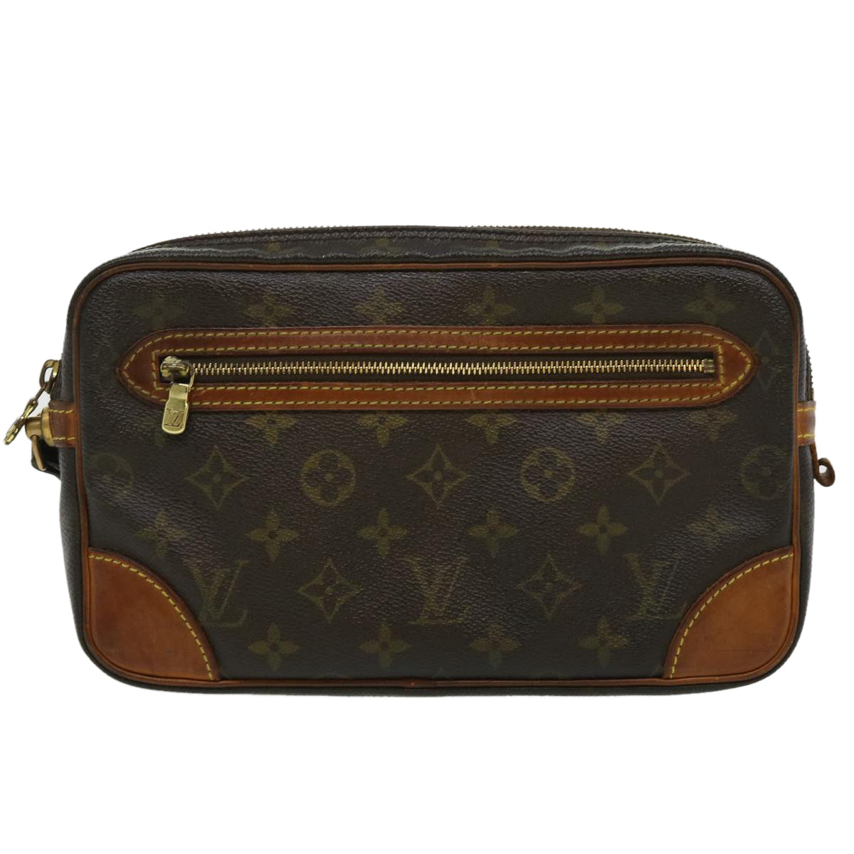 LOUIS VUITTON Monogram Marly Dragonne GM Clutch Bag M51825 LV Auth 31420