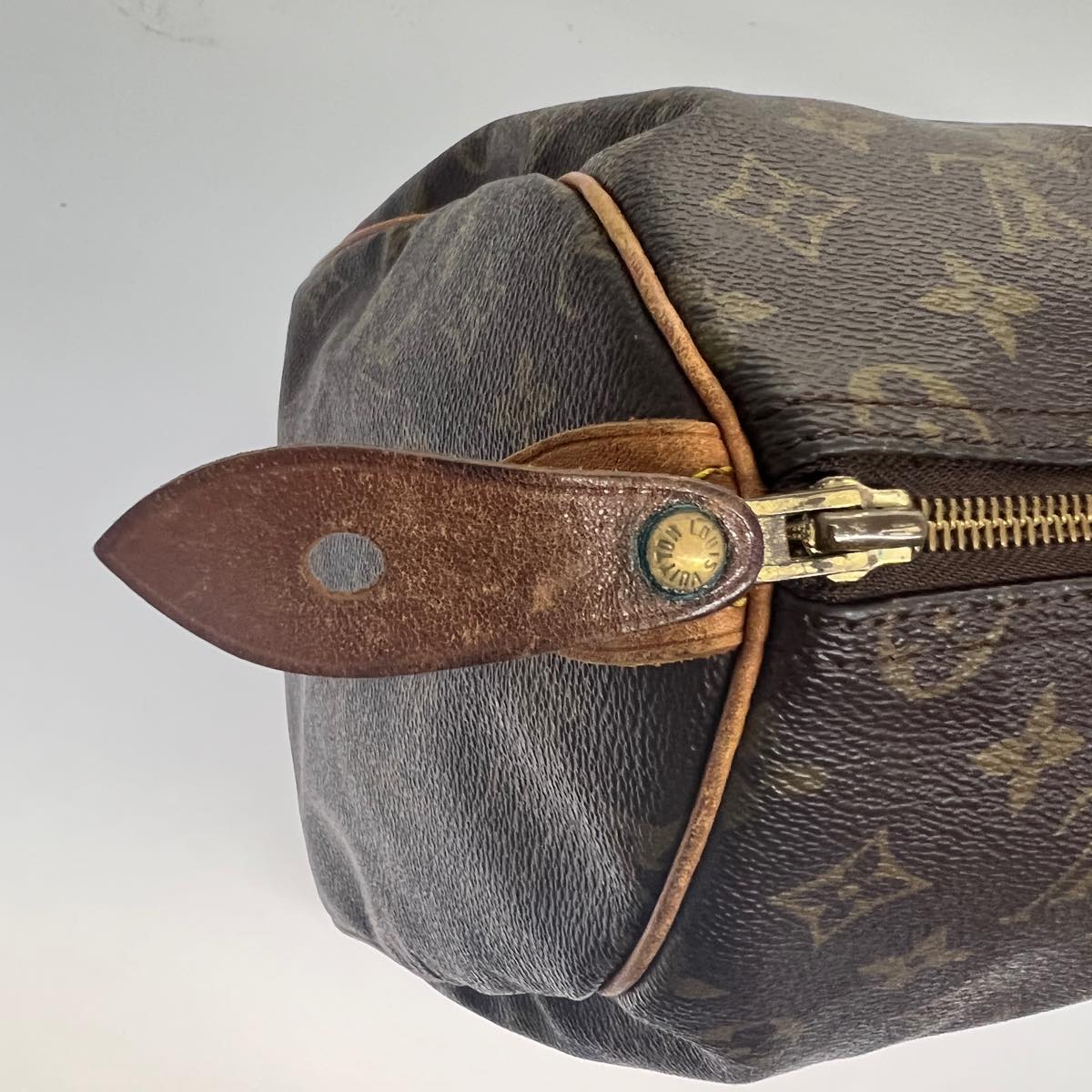 LOUIS VUITTON Monogram Speedy 35 Hand Bag M41524 LV Auth 31461