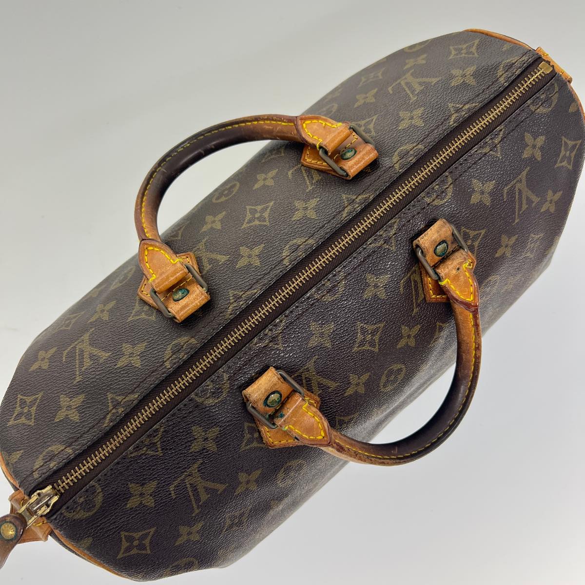 LOUIS VUITTON Monogram Speedy 35 Hand Bag M41524 LV Auth 31461