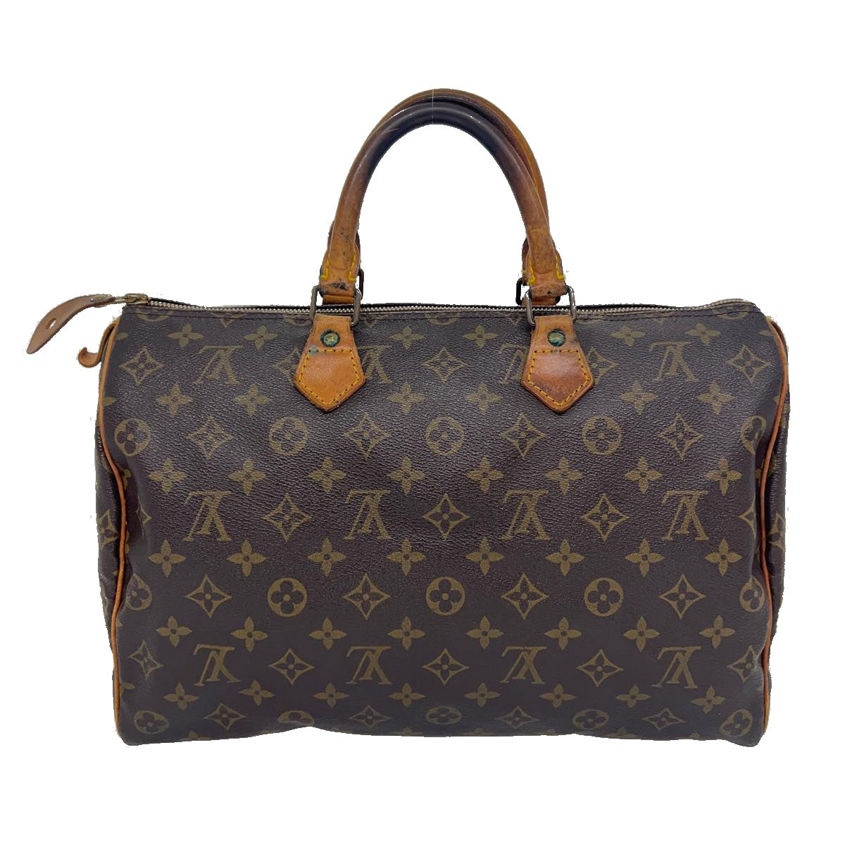 LOUIS VUITTON Monogram Speedy 35 Hand Bag M41524 LV Auth 31461