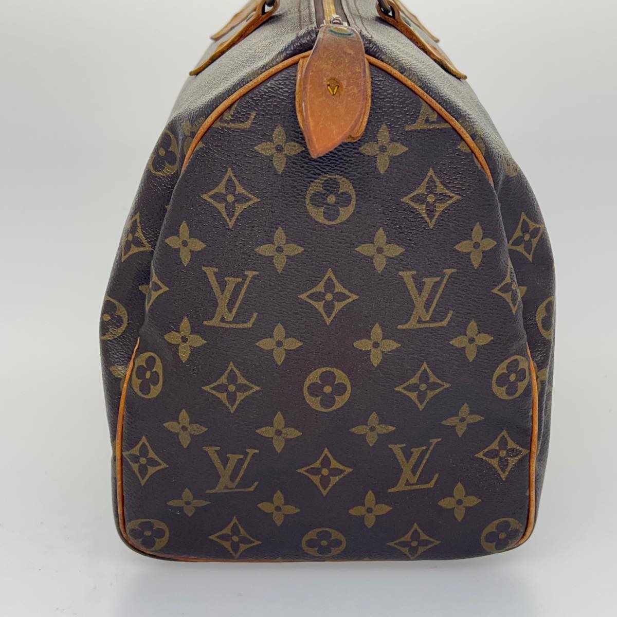 LOUIS VUITTON Monogram Speedy 35 Hand Bag M41524 LV Auth 31461