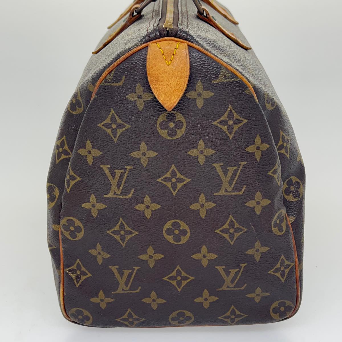 LOUIS VUITTON Monogram Speedy 35 Hand Bag M41524 LV Auth 31461