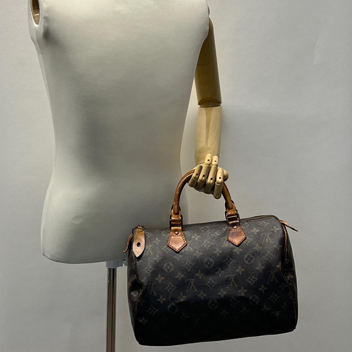 LOUIS VUITTON Monogram Speedy 30 Hand Bag M41526 LV Auth 31462