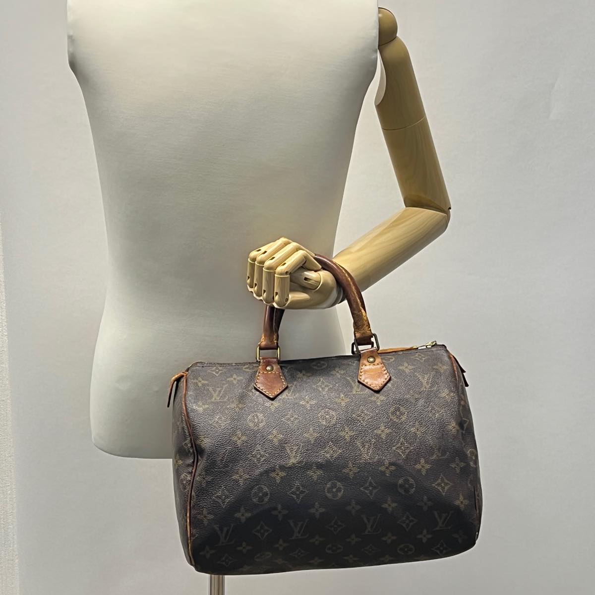 LOUIS VUITTON Monogram Speedy 30 Hand Bag M41526 LV Auth 31466