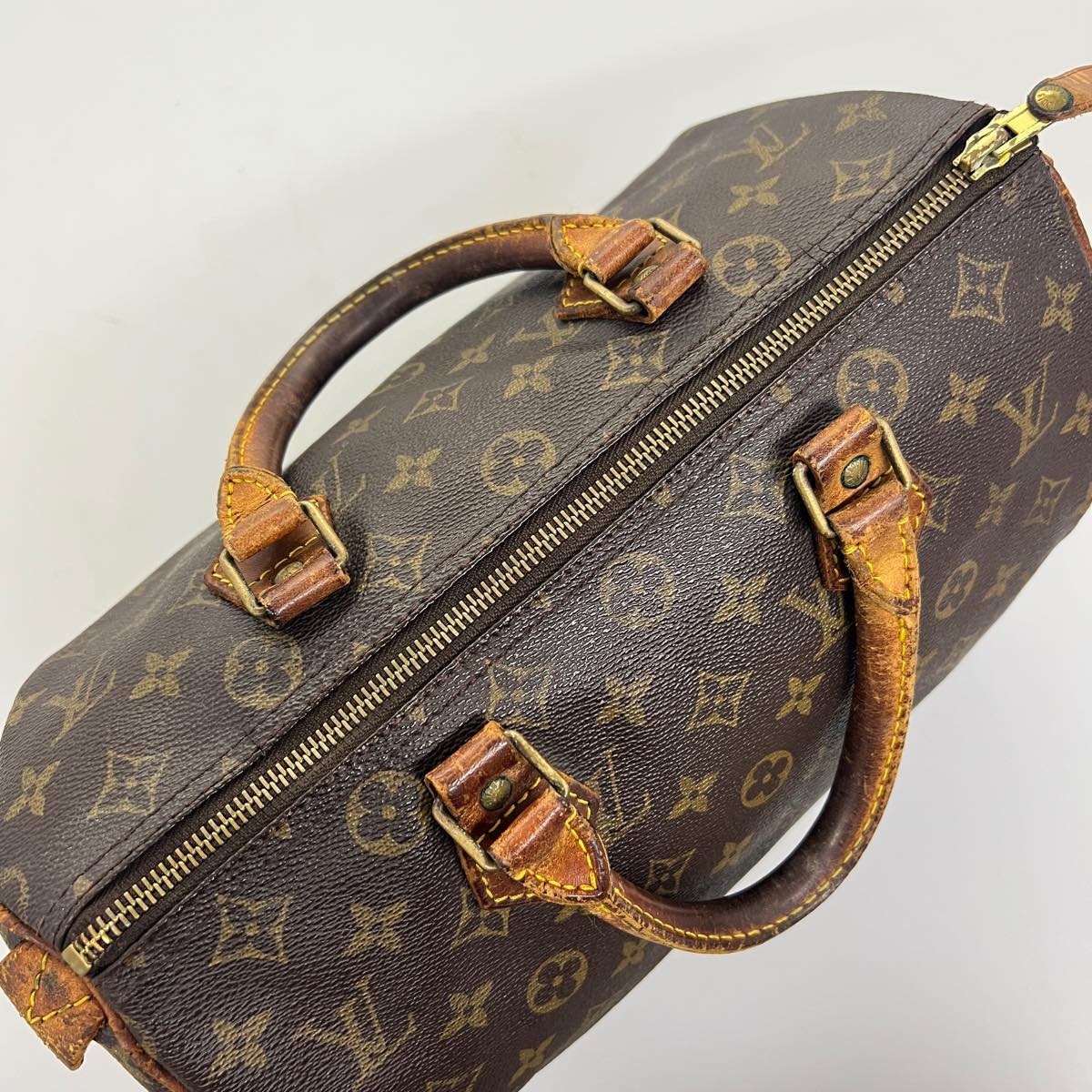 LOUIS VUITTON Monogram Speedy 30 Hand Bag M41526 LV Auth 31466