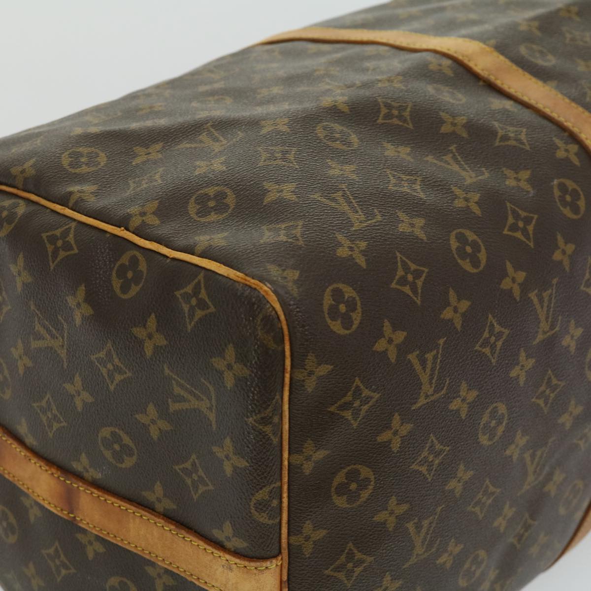 LOUIS VUITTON Monogram Keepall Bandouliere 60 Boston Bag M41412 LV Auth 31488