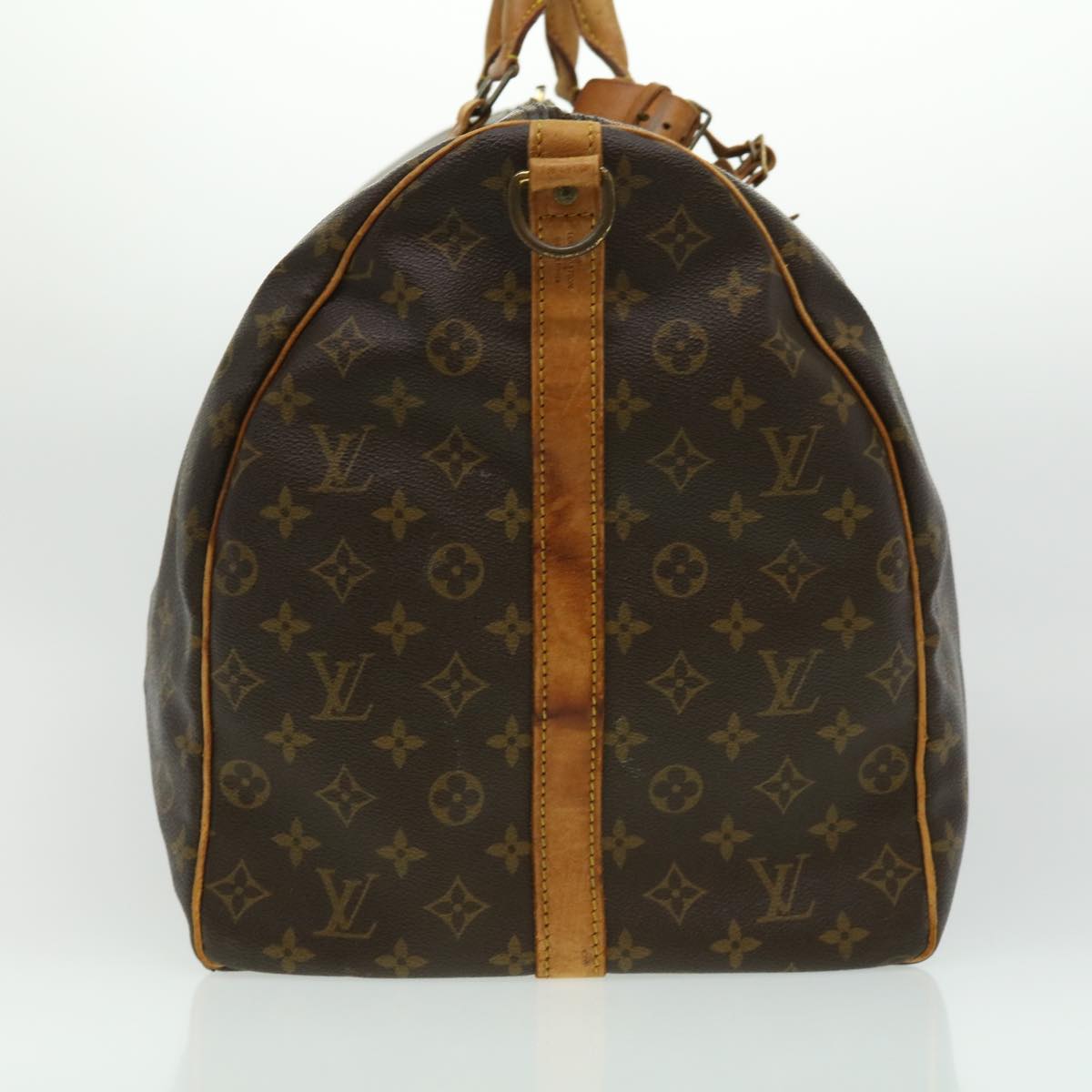 LOUIS VUITTON Monogram Keepall Bandouliere 60 Boston Bag M41412 LV Auth 31488