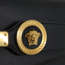 VERSACE Hand Bag Leather 2way Black DBFG311 Auth 31495A-19