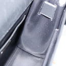 VERSACE Hand Bag Leather 2way Black DBFG311 Auth 31495A-22