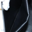 VERSACE Hand Bag Leather 2way Black DBFG311 Auth 31495A-24