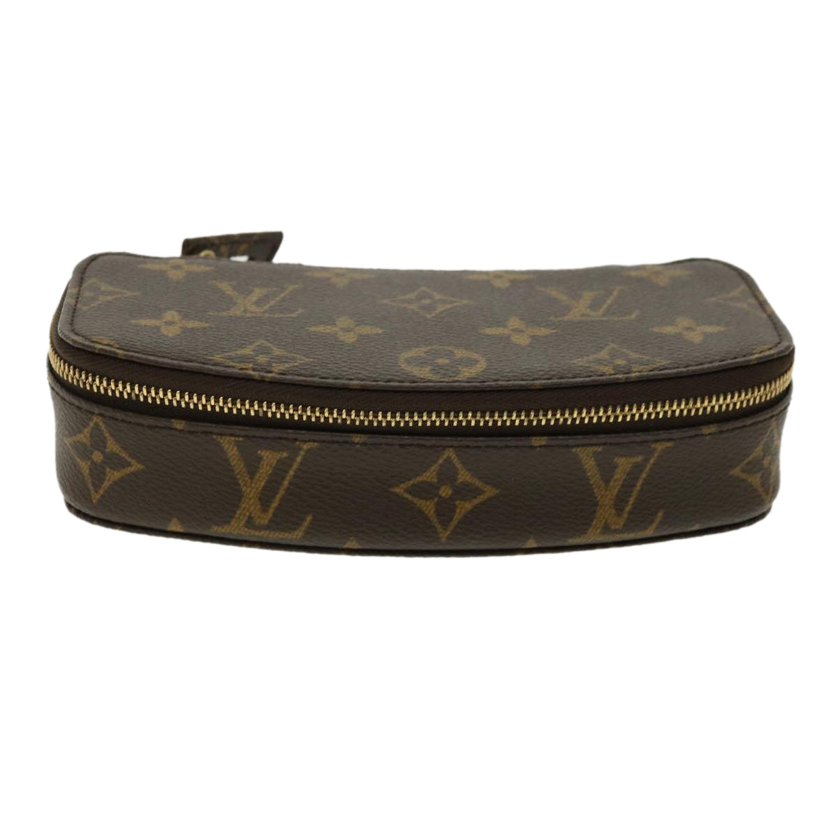 LOUIS VUITTON Monogram Poche Monte Carlo Jewelry Box M47352 LV Auth 31562A