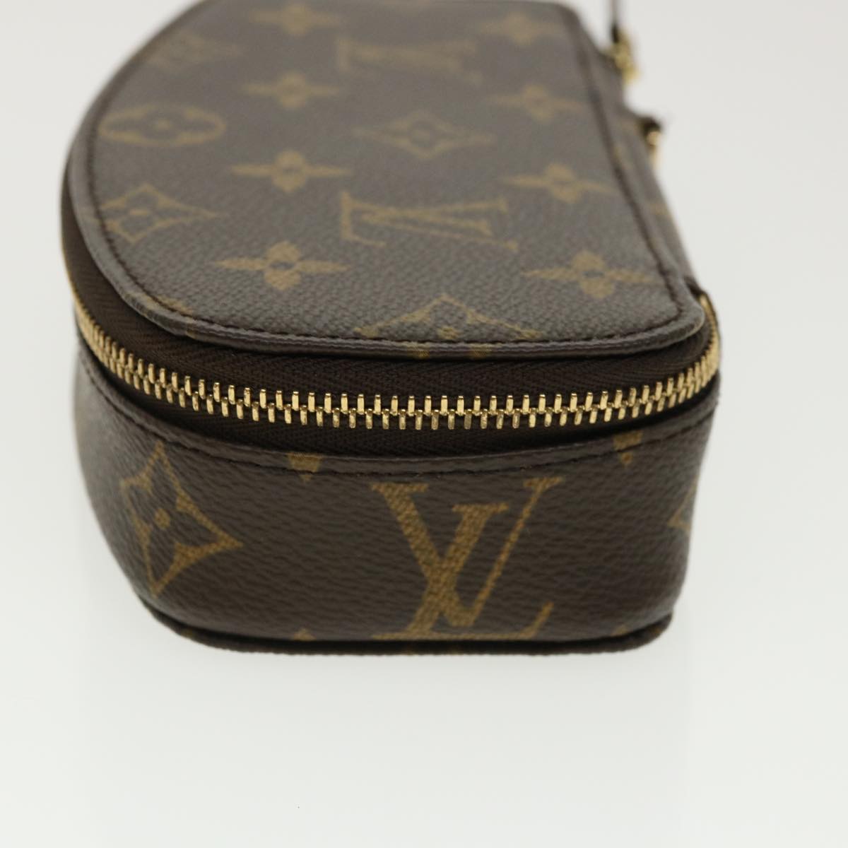 LOUIS VUITTON Monogram Poche Monte Carlo Jewelry Box M47352 LV Auth 31562A