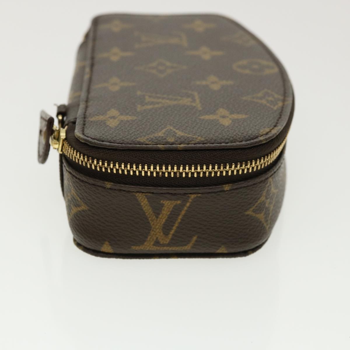 LOUIS VUITTON Monogram Poche Monte Carlo Jewelry Box M47352 LV Auth 31562A