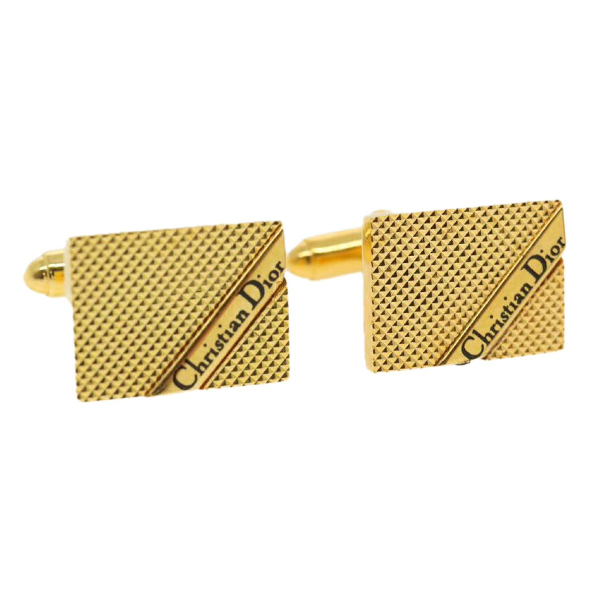 Christian Dior Cuffs metal Gold Auth 31568