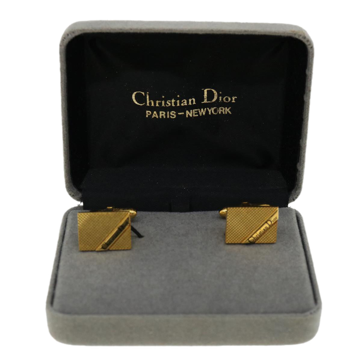 Christian Dior Cuffs metal Gold Auth 31568