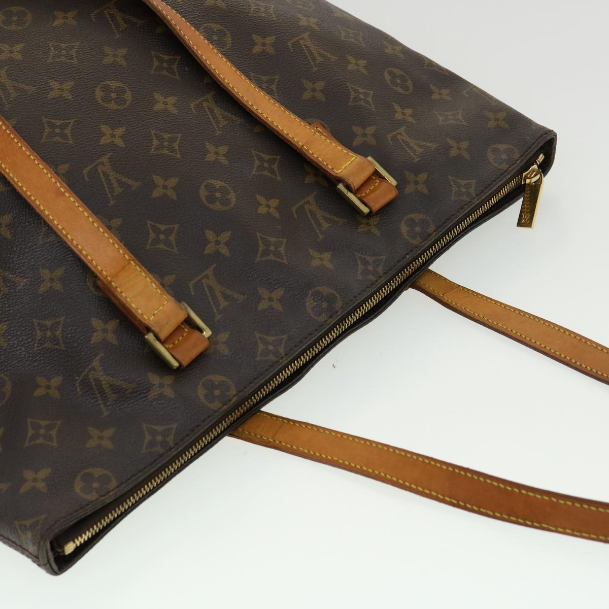 LOUIS VUITTON Monogram Cabas Mezzo Tote Bag M51151 LV Auth 31613