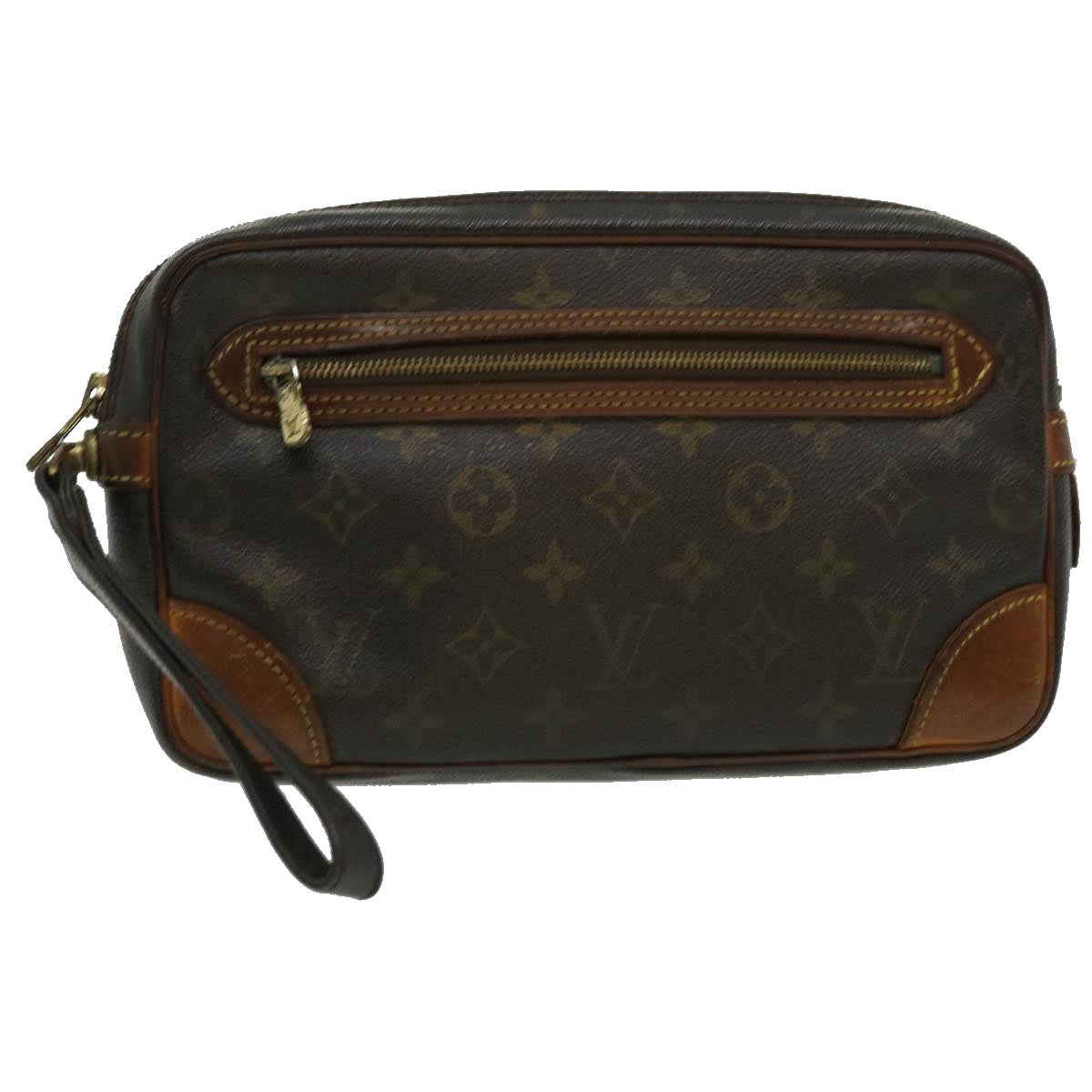 LOUIS VUITTON Monogram Marly Dragonne GM Clutch Bag M51825 LV Auth 31630