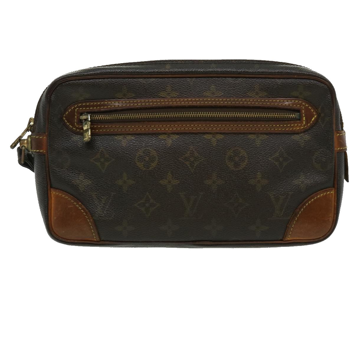 LOUIS VUITTON Monogram Marly Dragonne GM Clutch Bag M51825 LV Auth 31630