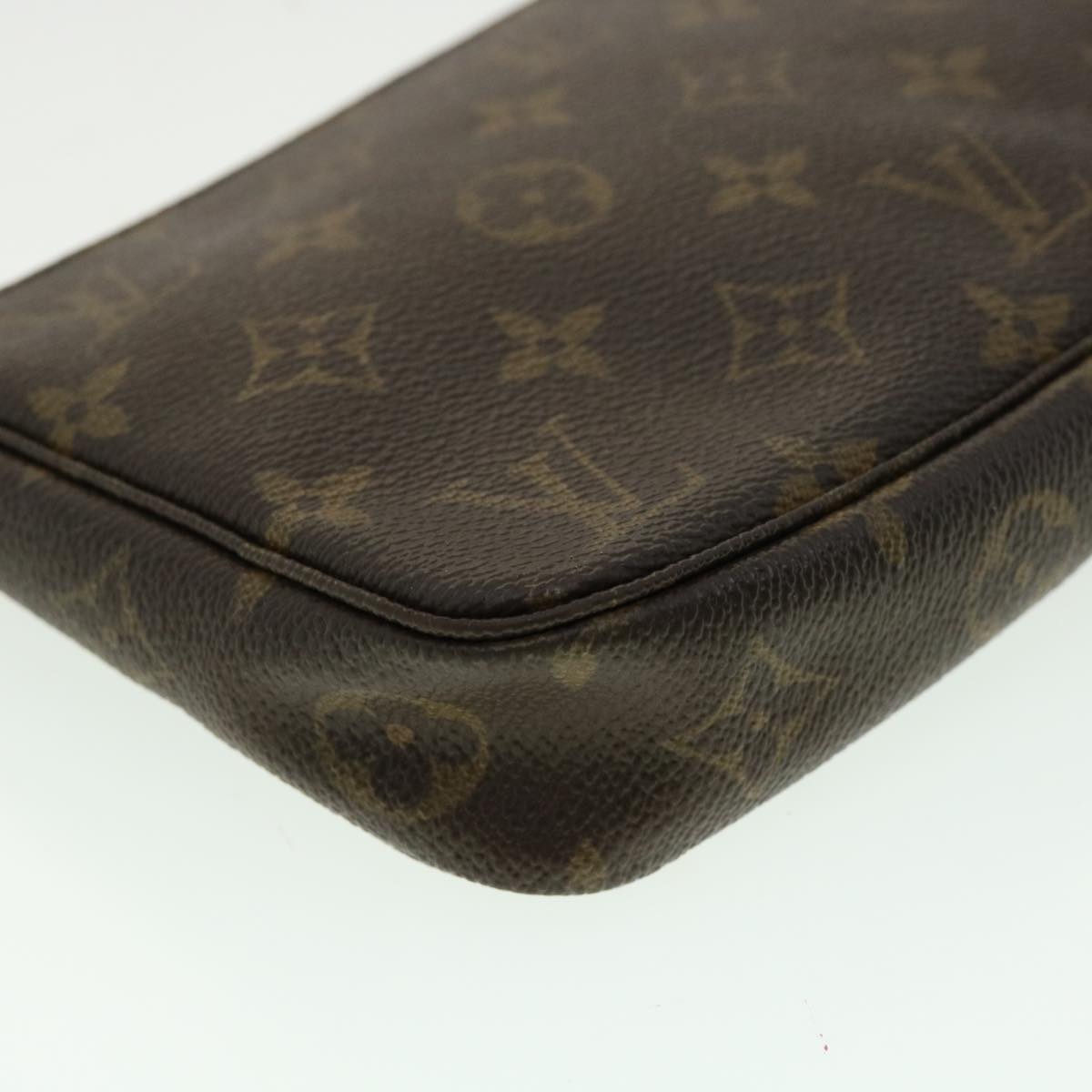 LOUIS VUITTON Monogram Pochette Accessoires Pouch M51980 LV Auth 31681