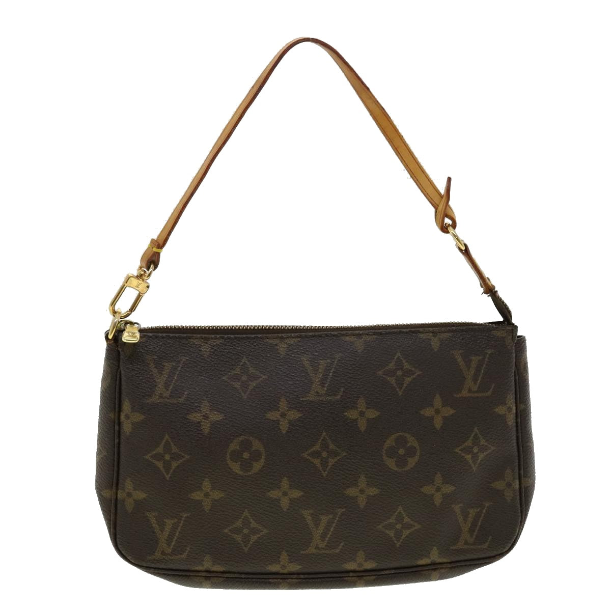 LOUIS VUITTON Monogram Pochette Accessoires Pouch M51980 LV Auth 31681