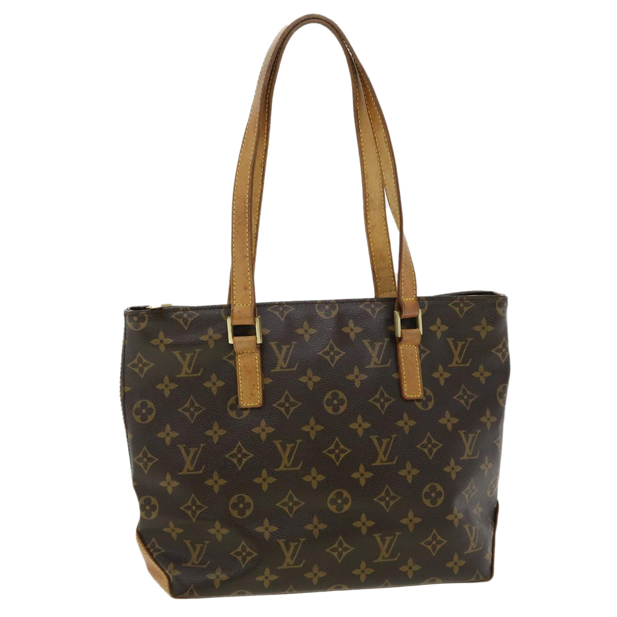 LOUIS VUITTON Monogram Cabas Piano Tote Bag M51148 LV Auth 31722