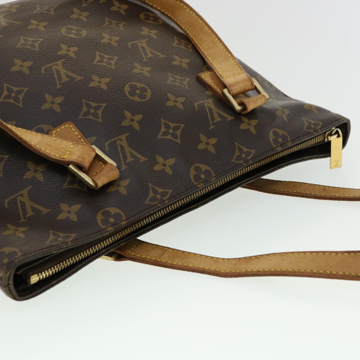 LOUIS VUITTON Monogram Cabas Piano Tote Bag M51148 LV Auth 31722