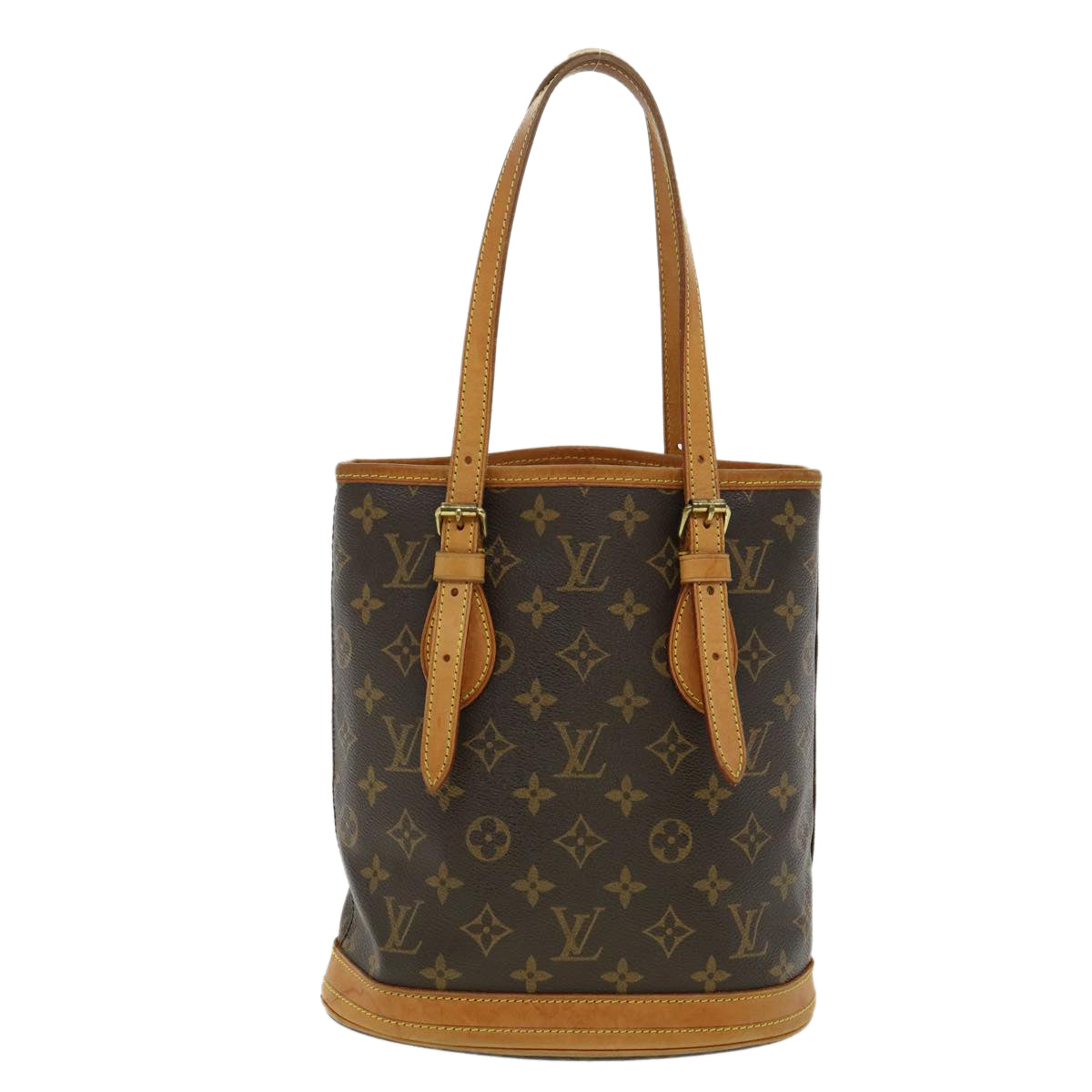 LOUIS VUITTON Monogram Bucket PM Shoulder Bag M42238 LV Auth 31729 - 0