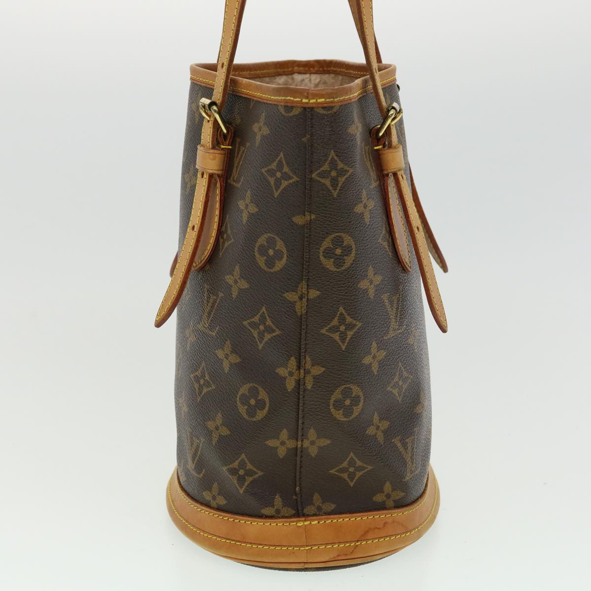 LOUIS VUITTON Monogram Bucket PM Shoulder Bag M42238 LV Auth 31729