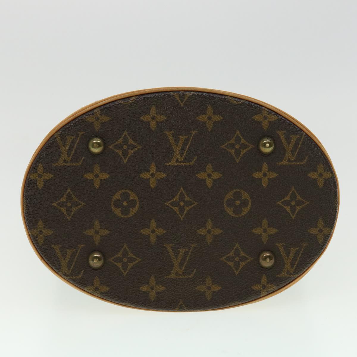 LOUIS VUITTON Monogram Bucket PM Shoulder Bag M42238 LV Auth 31729