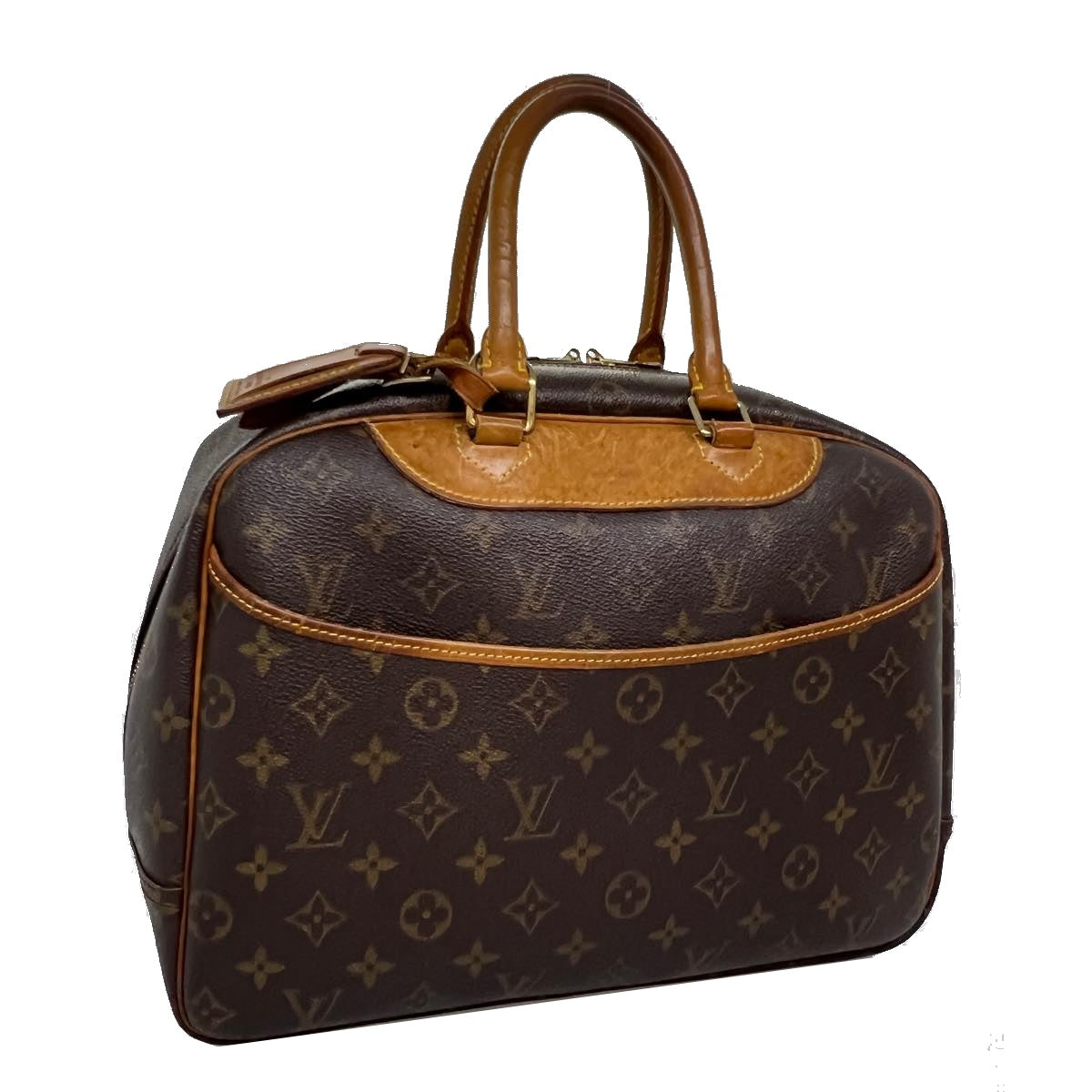 LOUIS VUITTON Monogram Deauville Hand Bag M47270 LV Auth 31753