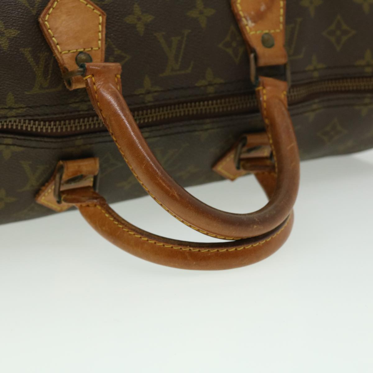 LOUIS VUITTON Monogram Speedy 40 Hand Bag M41522 LV Auth 31760