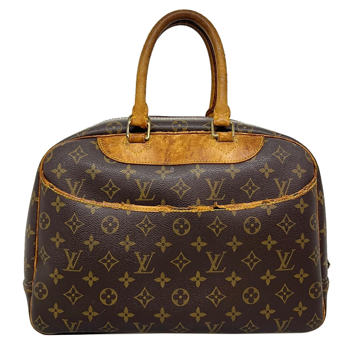 LOUIS VUITTON Monogram Deauville Hand Bag M47270 LV Auth 31772