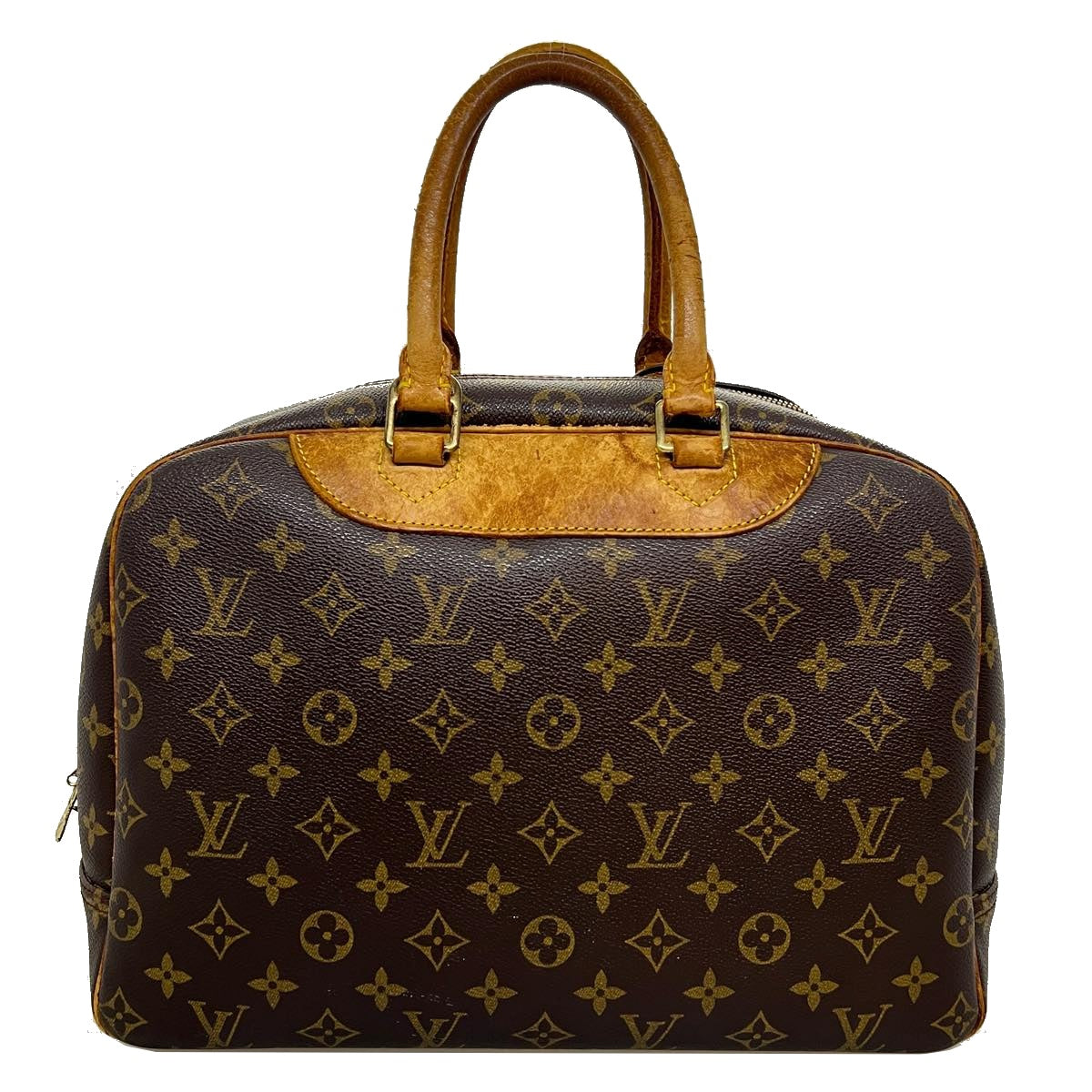 LOUIS VUITTON Monogram Deauville Hand Bag M47270 LV Auth 31772