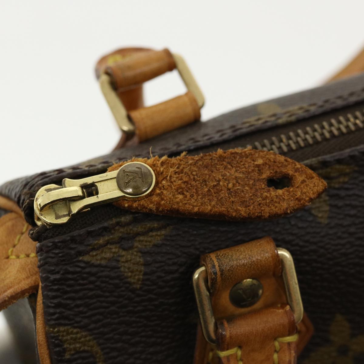 LOUIS VUITTON Monogram Mini Speedy Hand Bag M41534 LV Auth 31840