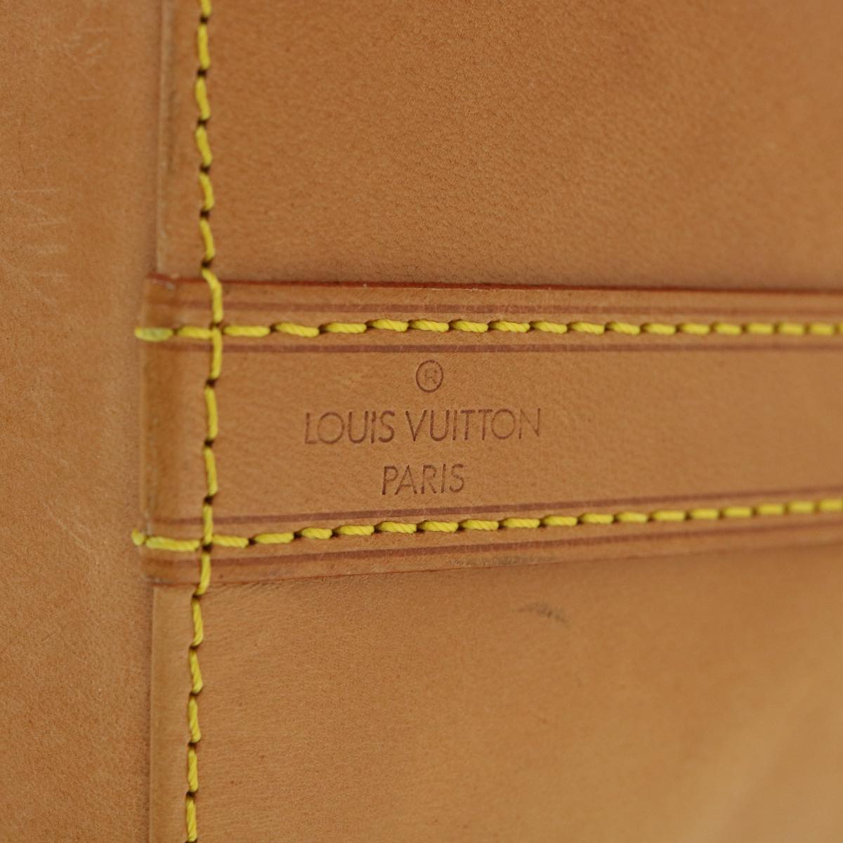 LOUIS VUITTON Nomad Leather Petit Noe Shoulder Bag Brown M85003 LV Auth 31852A