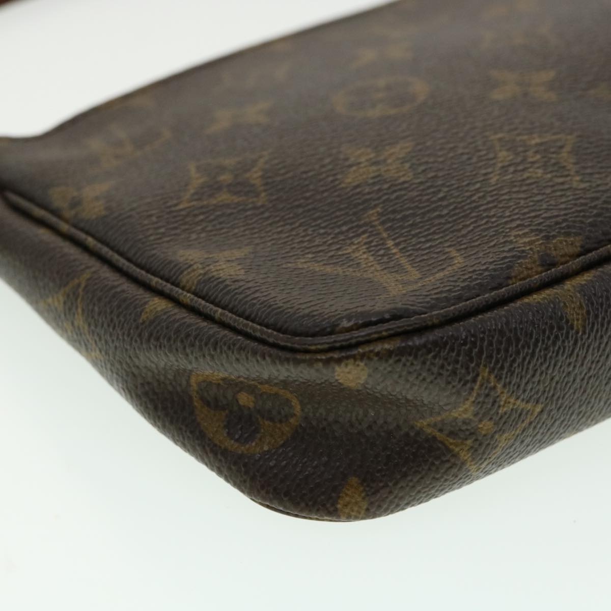 LOUIS VUITTON Monogram Pochette Accessoires Pouch M51980 LV Auth 31869