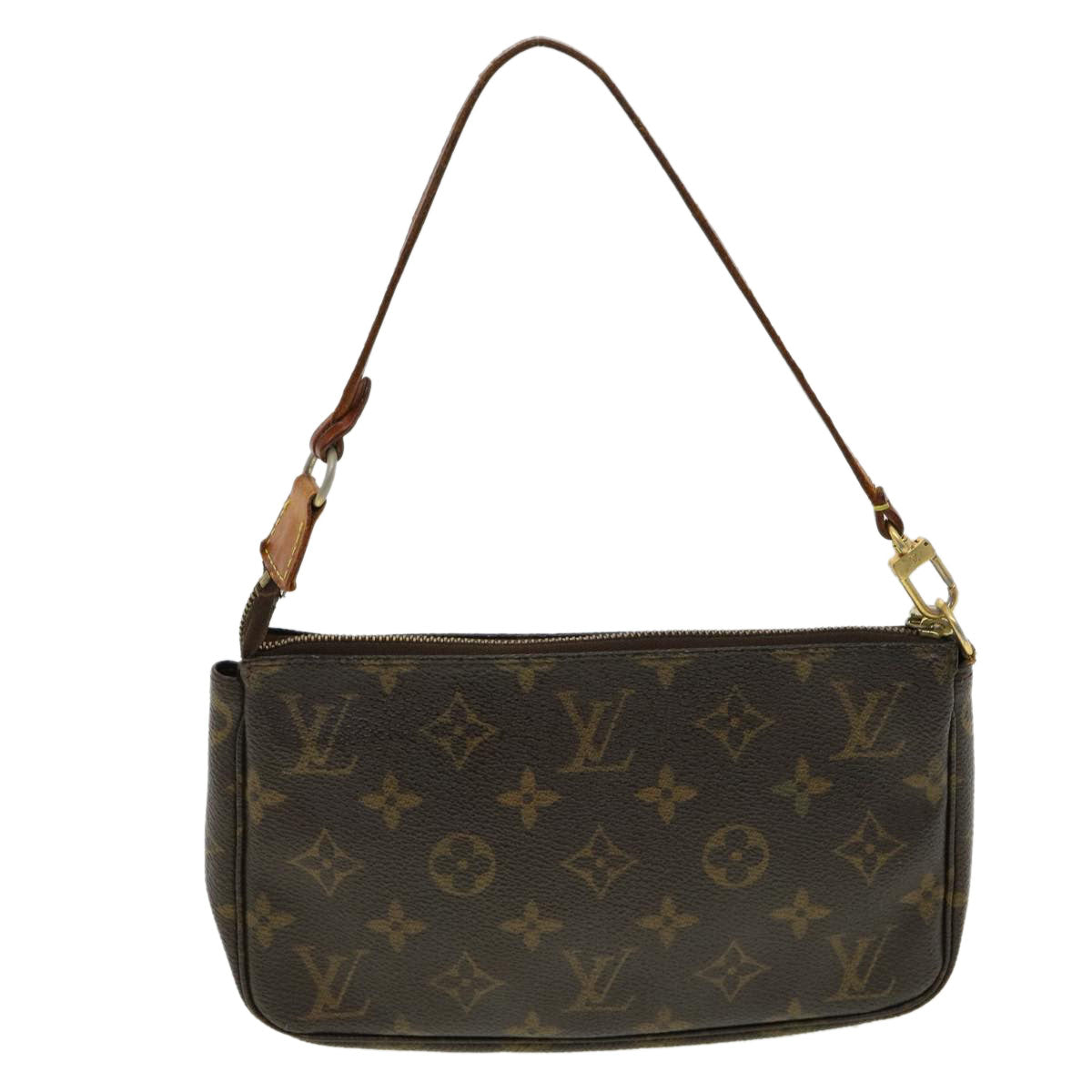 LOUIS VUITTON Monogram Pochette Accessoires Pouch M51980 LV Auth 31869