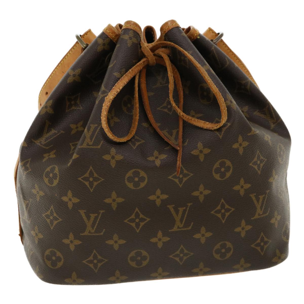 LOUIS VUITTON Monogram Petit Noe Shoulder Bag M42226 LV Auth 31912