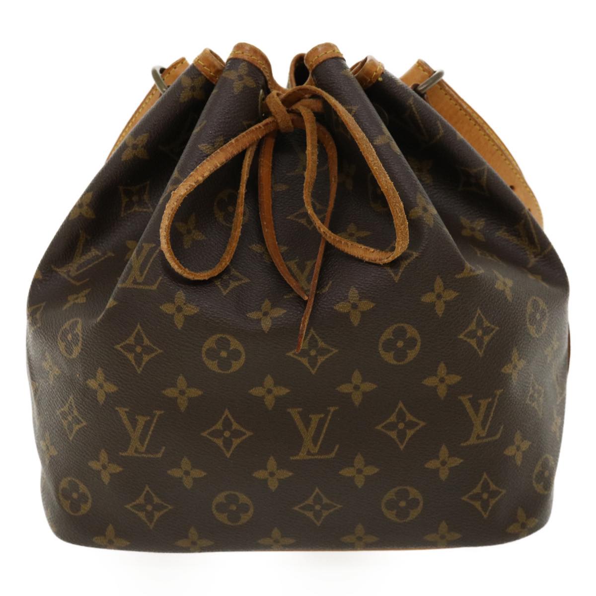 LOUIS VUITTON Monogram Petit Noe Shoulder Bag M42226 LV Auth 31912