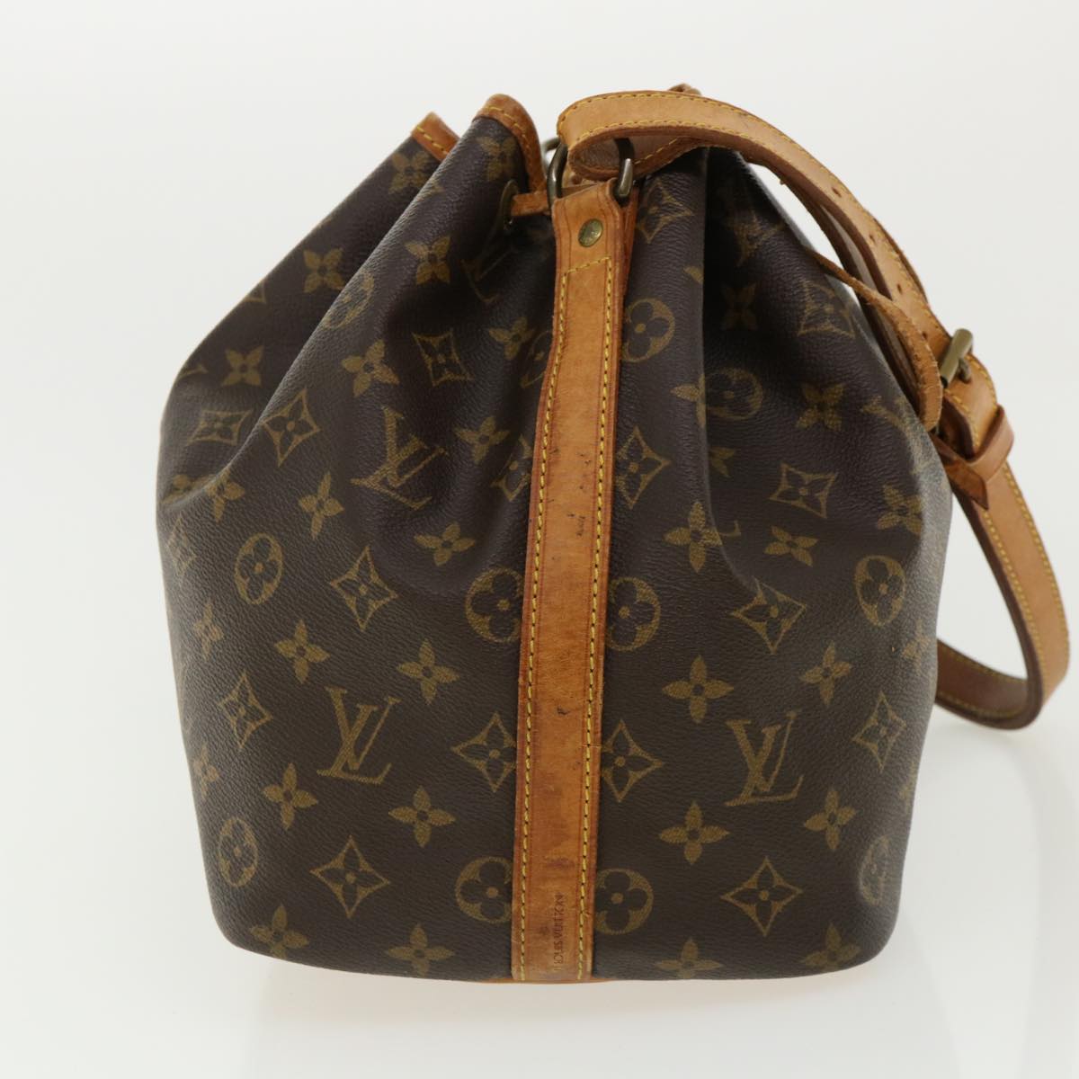 LOUIS VUITTON Monogram Petit Noe Shoulder Bag M42226 LV Auth 31912