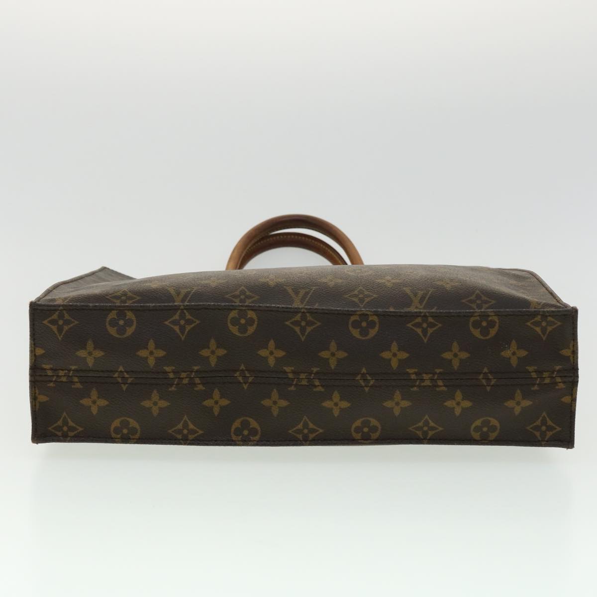 LOUIS VUITTON Monogram Sac Plat Hand Bag M51140 LV Auth 31922