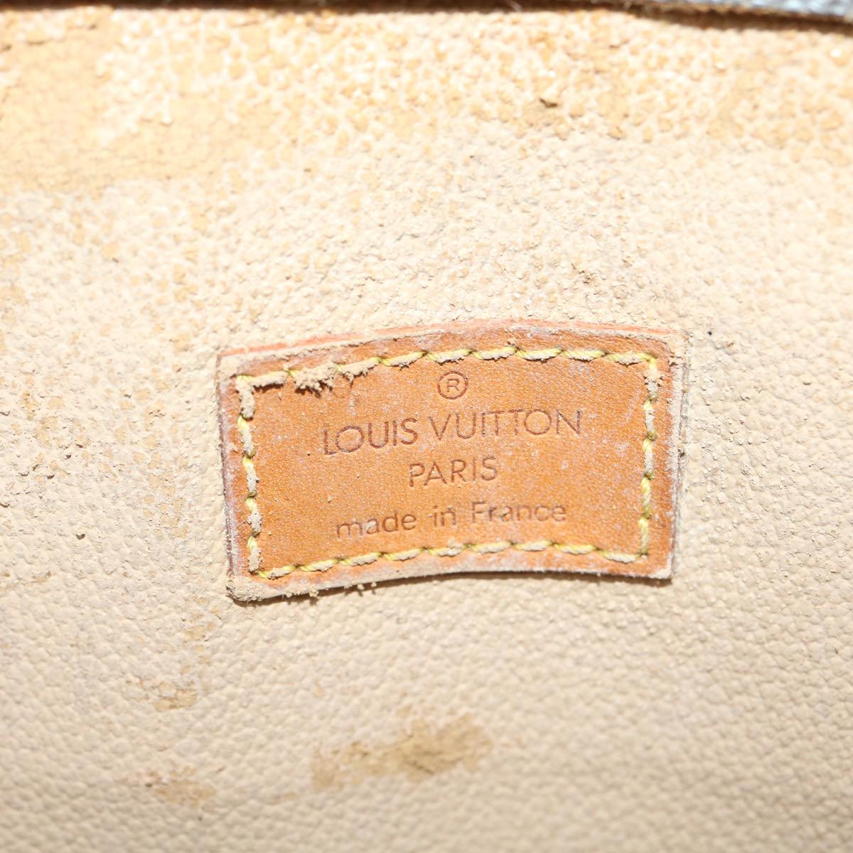 LOUIS VUITTON Monogram Sac Plat Hand Bag M51140 LV Auth 31922