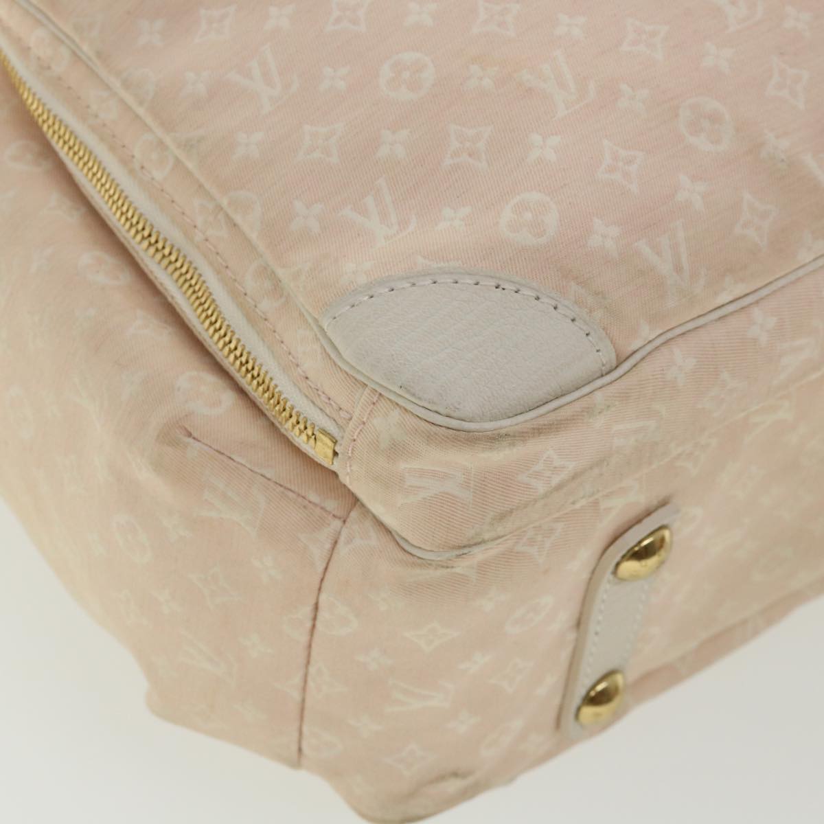 LOUIS VUITTON Monogram Mini Lin Sac Arange Shoulder Bag Rose M95255 Auth 31948