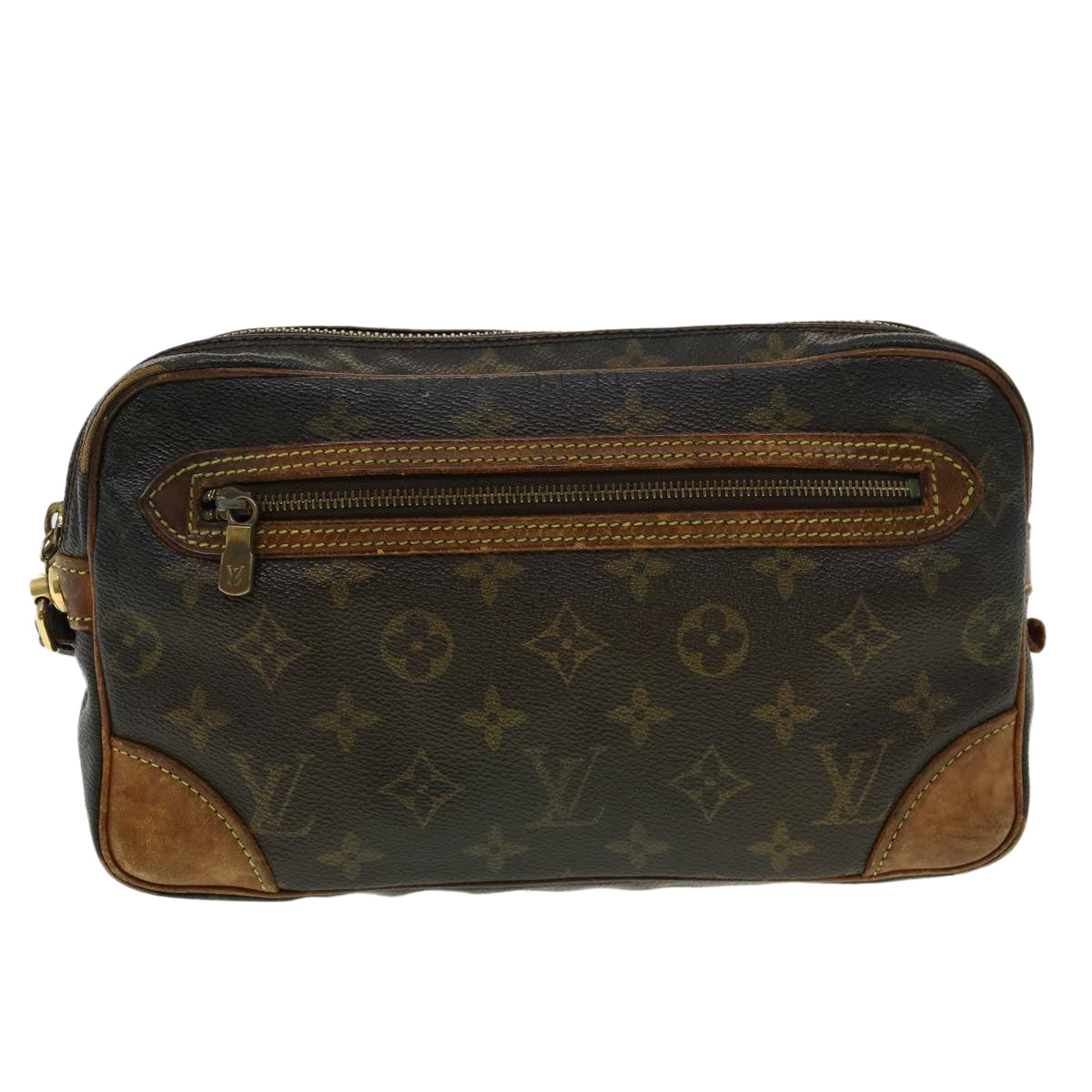 LOUIS VUITTON Monogram Marly Dragonne GM Clutch Bag M51825 LV Auth 31963