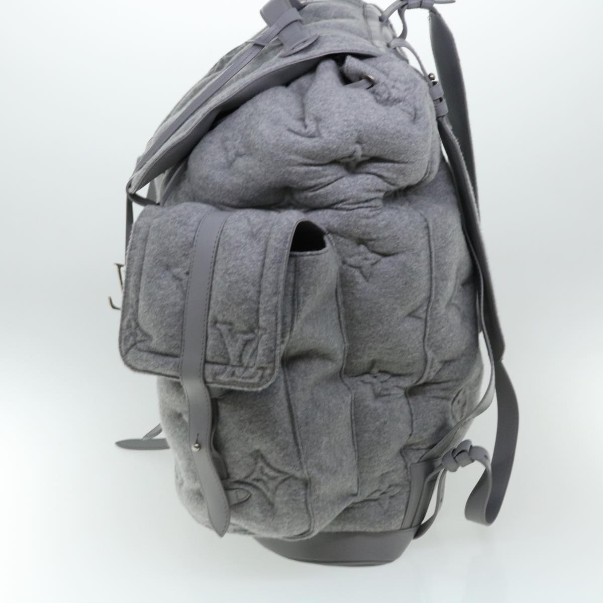 LOUIS VUITTON Monogram ChristopherXL Backpack Gray M55252 LV Auth 31979A