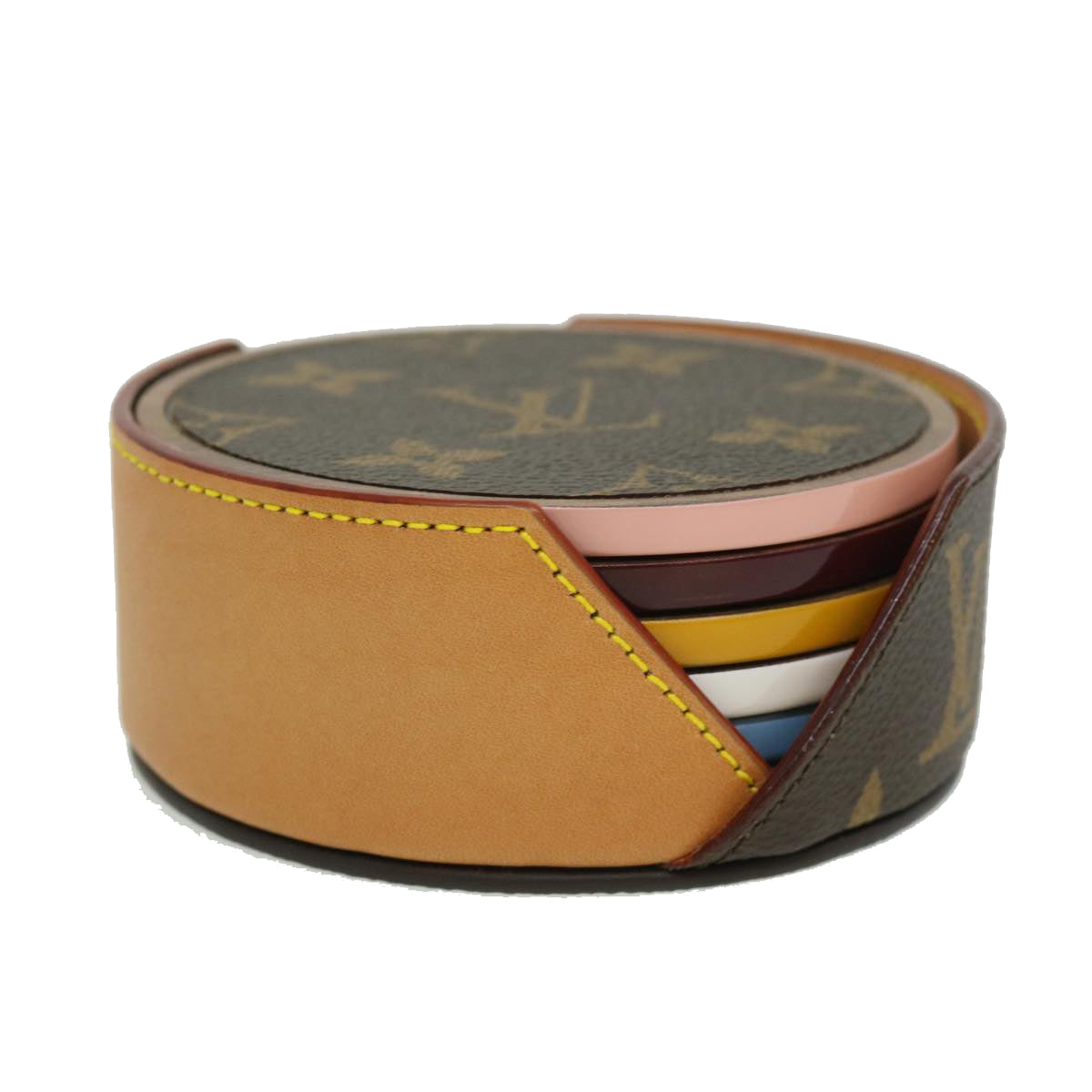 LOUIS VUITTON Monogram coaster GI0300 LV Auth 31992A