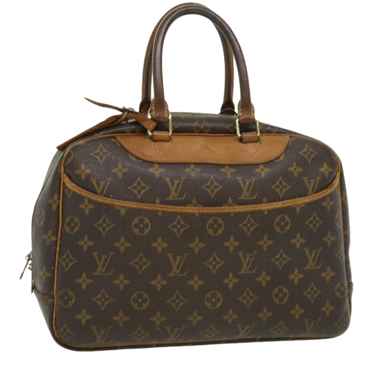 LOUIS VUITTON Monogram Deauville Hand Bag M47270 LV Auth 32017